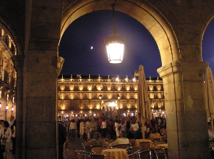 Interior de la Plaza Mayor de Salamanca